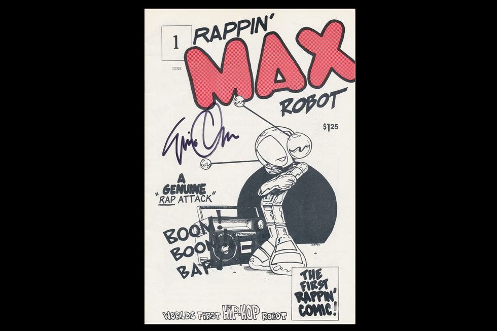 'Rappin' Max Robot' by Eric Orr.