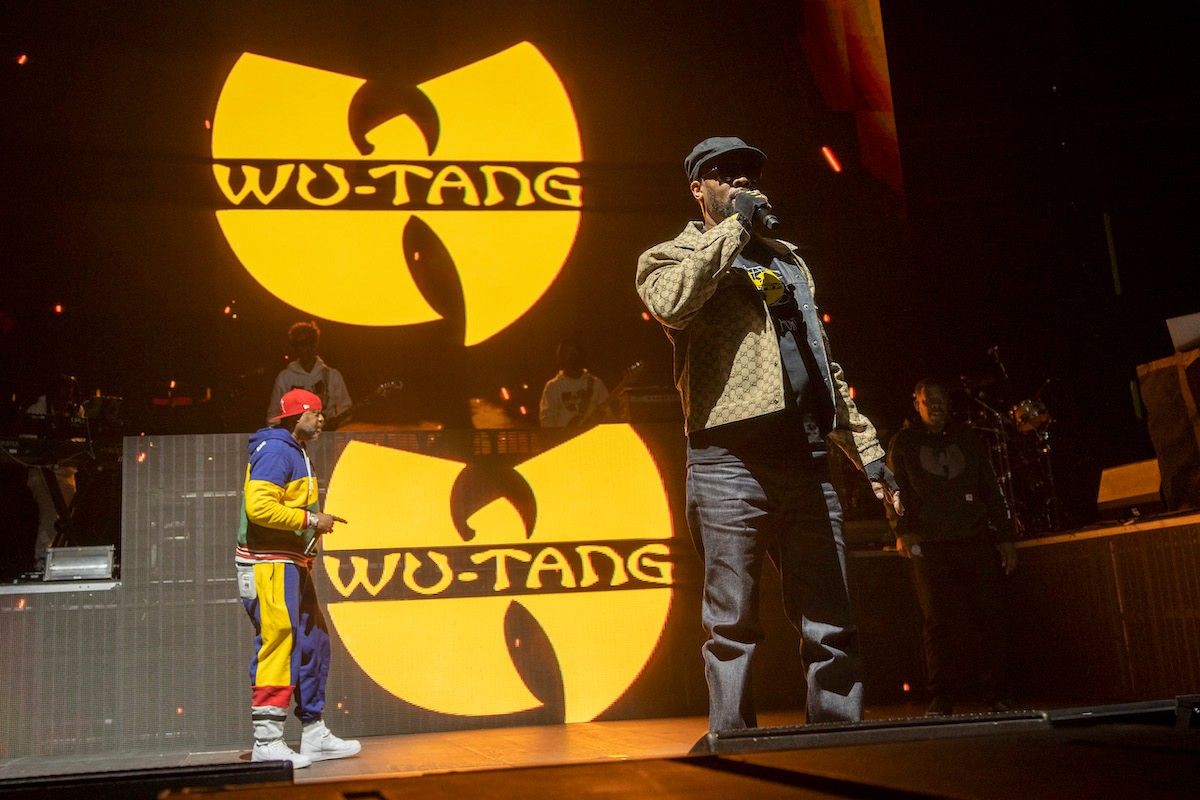 RZA of the Wu-Tang Clan performs at Avicii Arena on June 2, 2023 in Stockholm, Sweden.