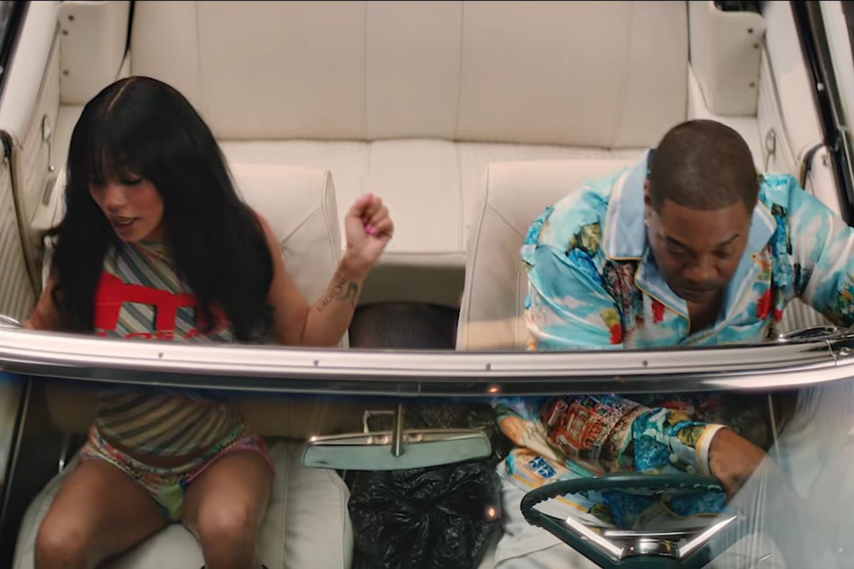 ​Screenshot from "Luxury Life" by Busta Rhymes and Coi Leray.
