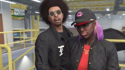 Screenshot of Moodymann in the new Grand Theft Auto Online update, Los Tuners.