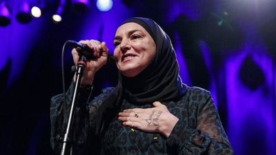 Sinead O'Connor performing at the Vogue Theater in 2020