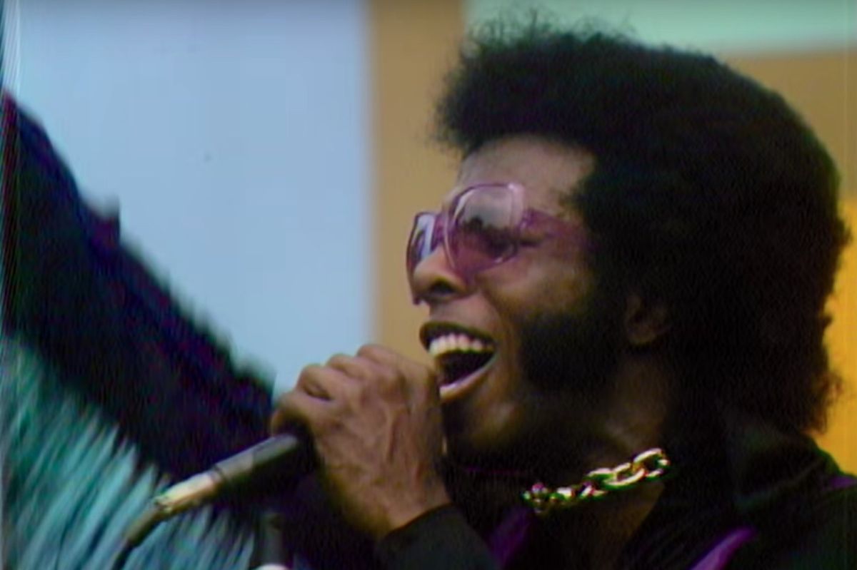 Sly Stone singing in the trailer for Summer of Soul.