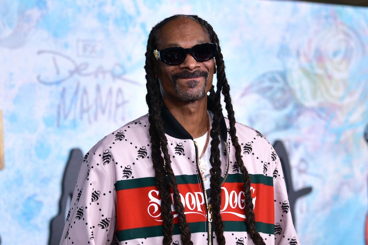 Snoop Dogg attends the premiere of FX's "Dear Mama" at Academy Museum of Motion Pictures on April 18, 2023 in Los Angeles, California.