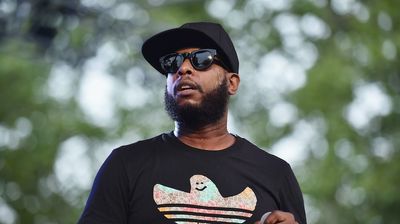 Talib Kweli performs at OZY Fest 2017 in NYC.