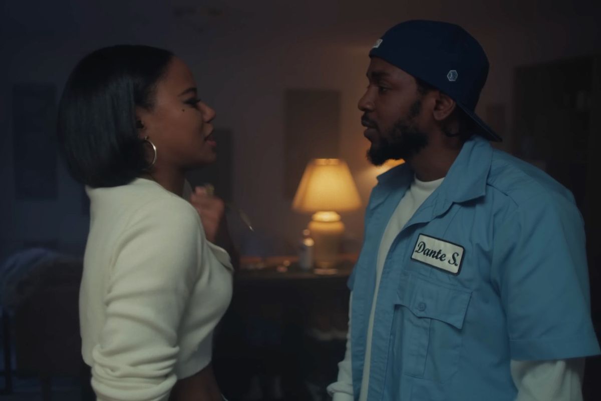 Taylour paige and kendrick lamar in we cry together