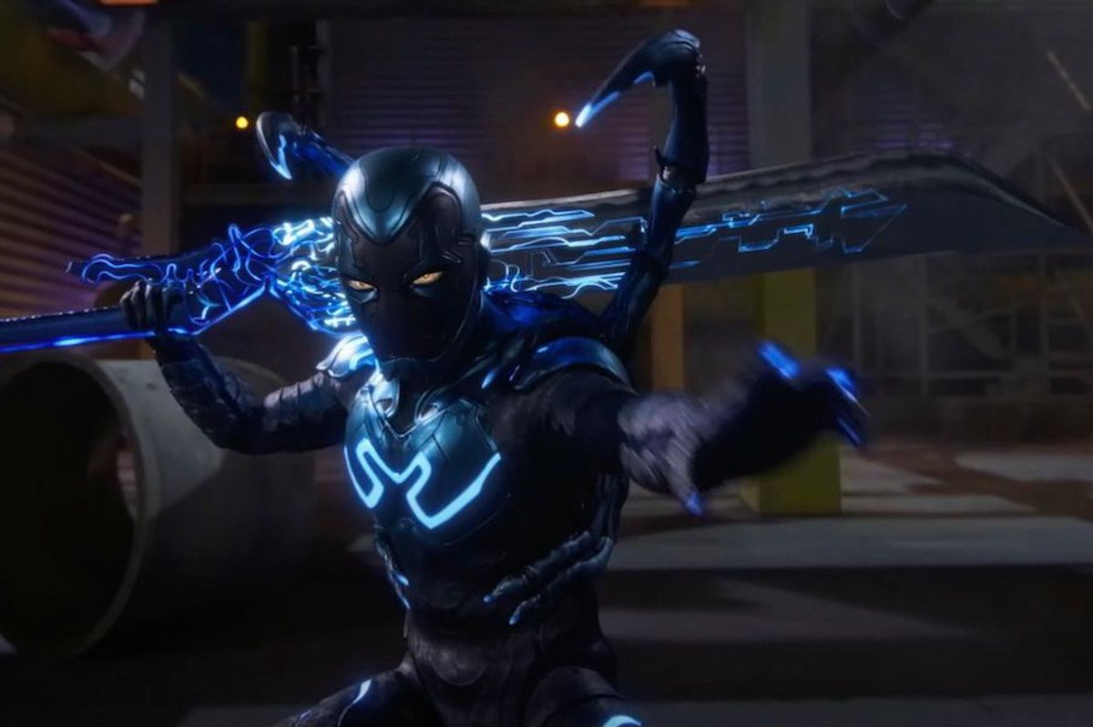 The Blue Beetle from the new upcoming DC Comics feature