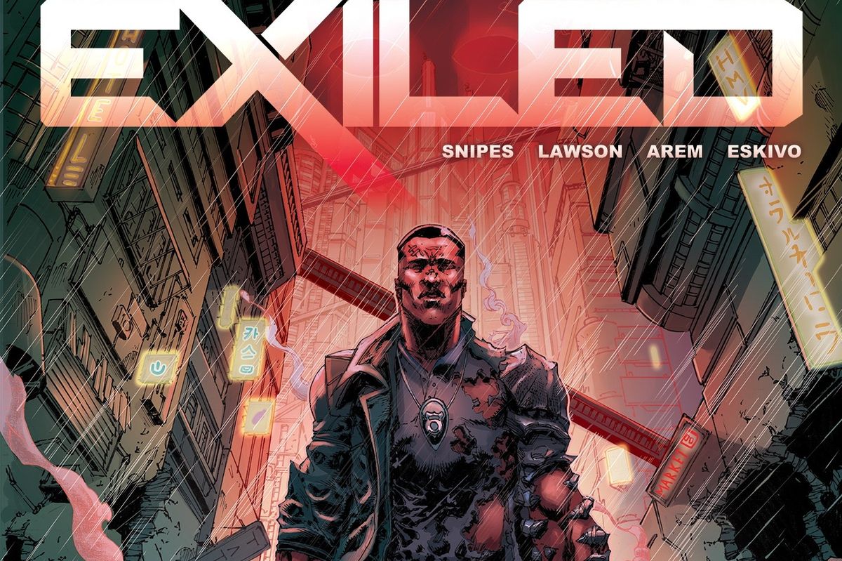 The exiled comic book graphic novel cover wesley snipes