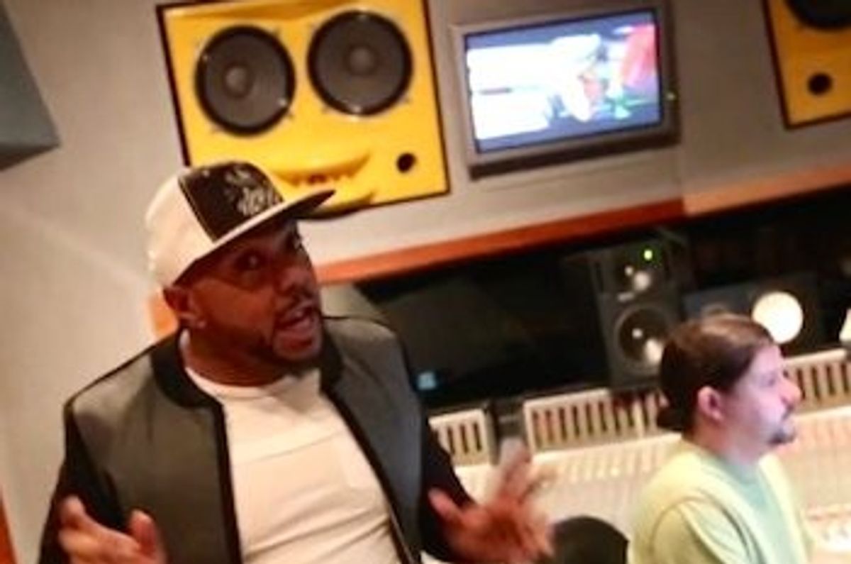 Timbaland Teases Forthcoming 'Opera Noir' LP In New Freestyle Footage Filmed At Miami's Hit Factory.