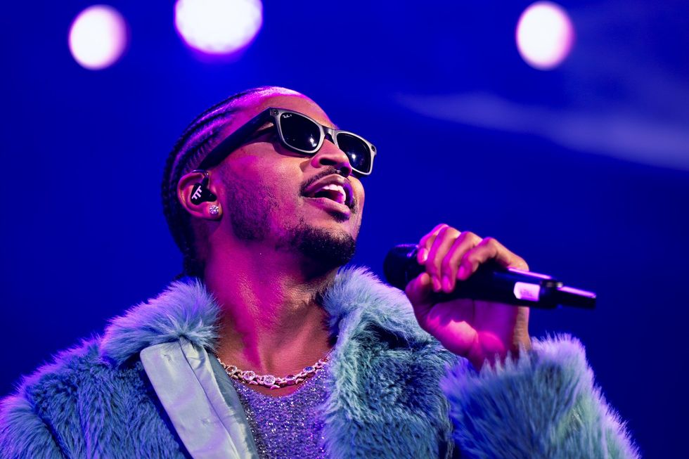 Trey Songz at Brooklyn's Barclay's Center for 'The Love Hard Tour.'
