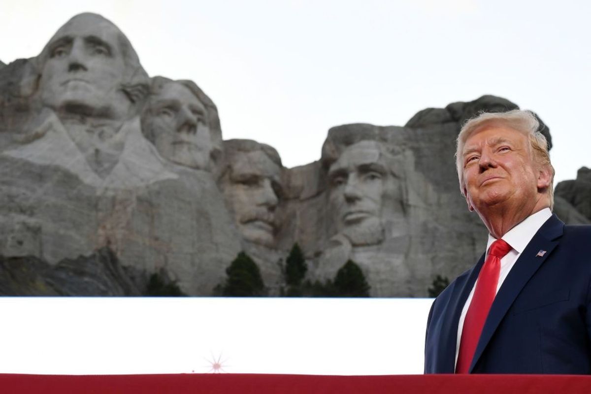 Trump Denies White House Asking If He Could Be Added To Mount Rushmore