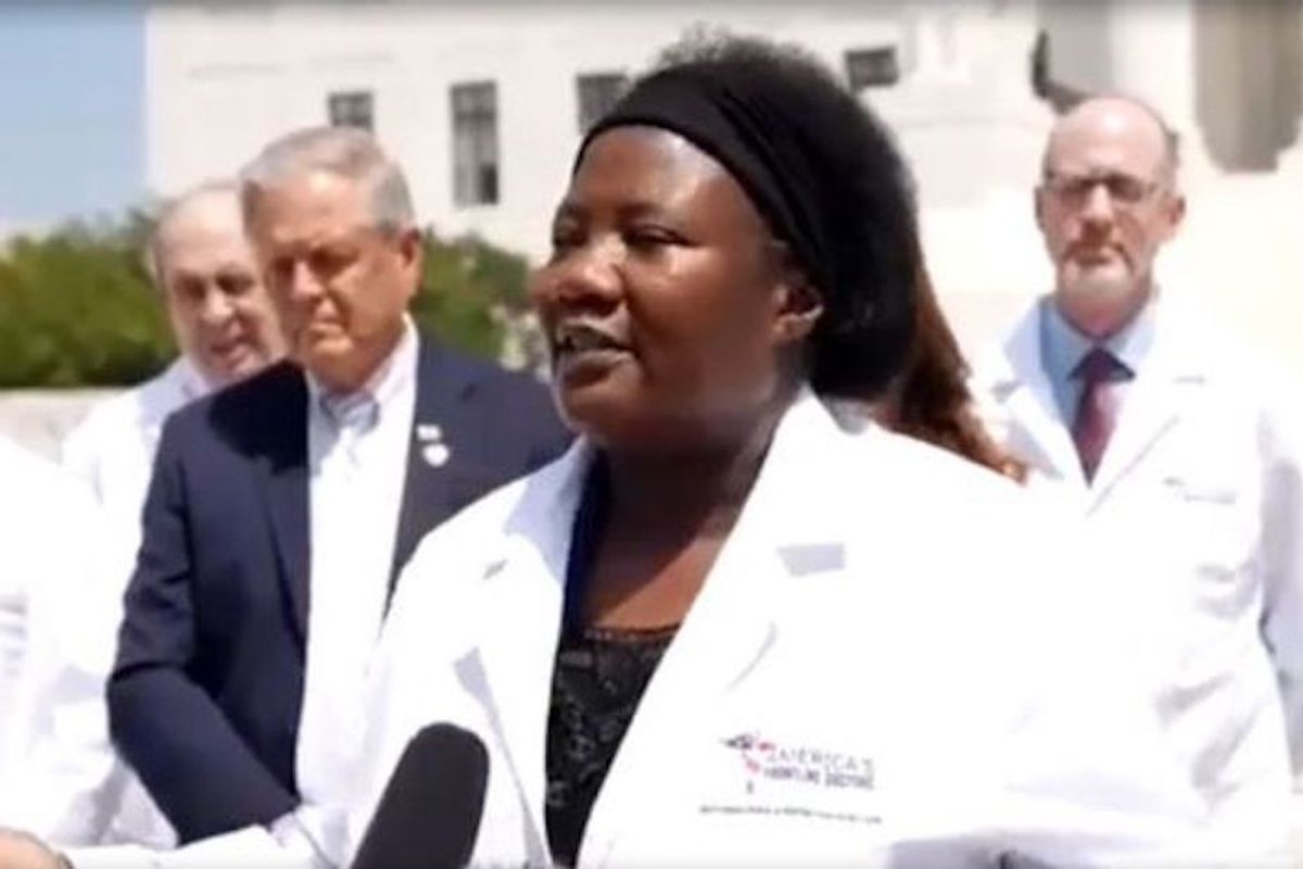 Trump Reposts Viral Video Of Doctor Saying She Has Cured 350 Patients Of Covid-19