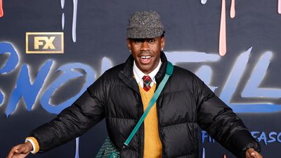 Tyler, the Creator attends the Red Carpet Premiere Event for the Sixth and Final Season of FX's "Snowfall" at Academy Museum of Motion Pictures, Ted Mann Theater on February 15, 2023 in Los Angeles, California. (Photo by Frazer Harrison/Getty Images)