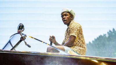 Tyler the Creator performs during 2021 Lollapalooza at Grant Park on July 30, 2021