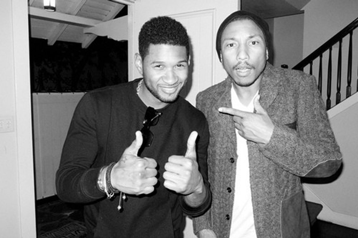 Usher Teams With Pharrell & Nicki Minaj For Funky New Single "She Came To Give It To You"