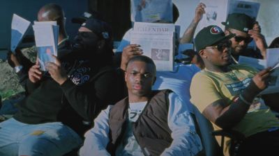Vince Staples in the video for his comeback single "Law of Averages"