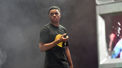 Vince Staples performing at Adult Swim Festival in 2019.