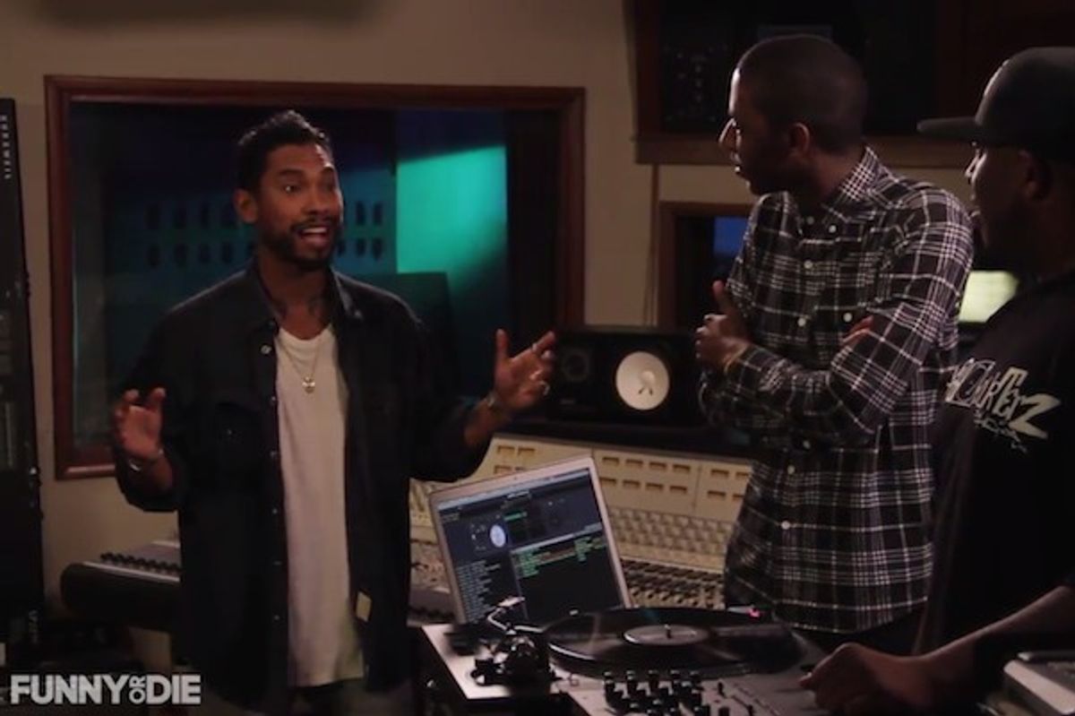 Watch DJ Premier & Jerrod Carmichael Shop Game-Changing Beats To Miguel, Royce Da 5'9" & Lady Of Rage For Funny Or Die