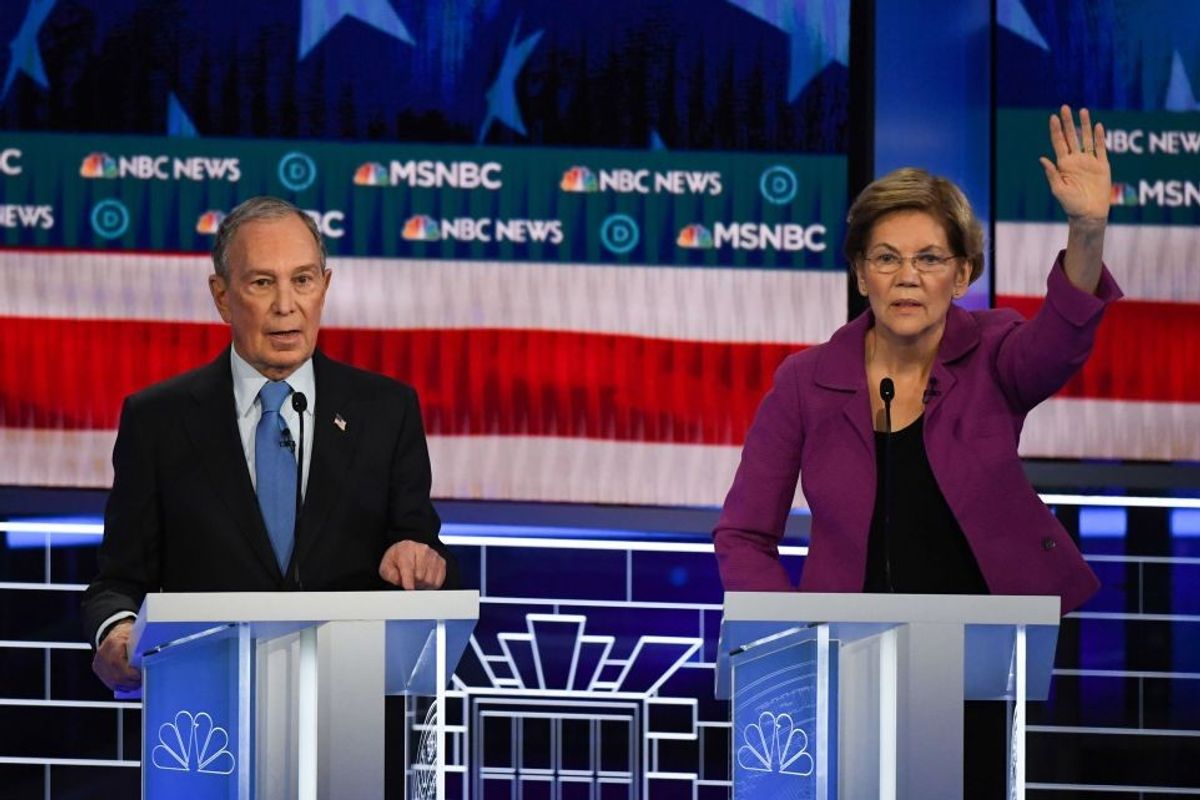 Watch Elizabeth Warren Offer A Scathing Attack On Mike Bloomberg Over Nas' "Ether" Beat