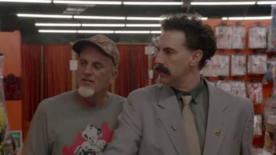Watch Sacha Baron Cohen Crash a Trump Rally in an Official Trailer for The 'Borat' Sequel