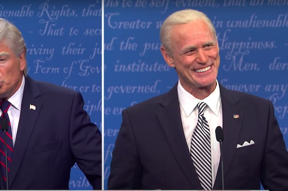 Watch 'Saturday Night Live' Recreate Trump and Biden's Chaotic Presidential Debate
