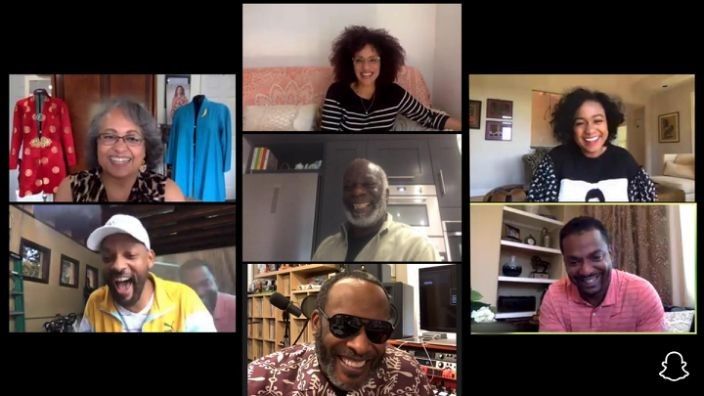 Watch Will Smith Reunite The Cast Of 'Fresh Prince' On His Snapchat Show