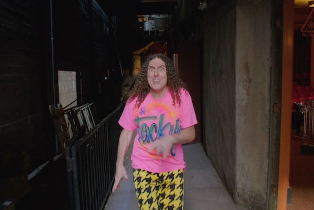 Weird Al Yankovic Spoofs Pharrell And Robin Thicke With "Tacky" And "Word Crimes"