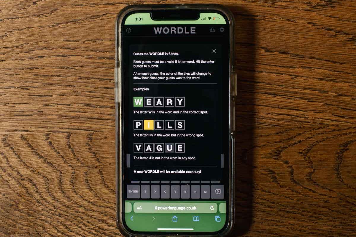 Wordle phone