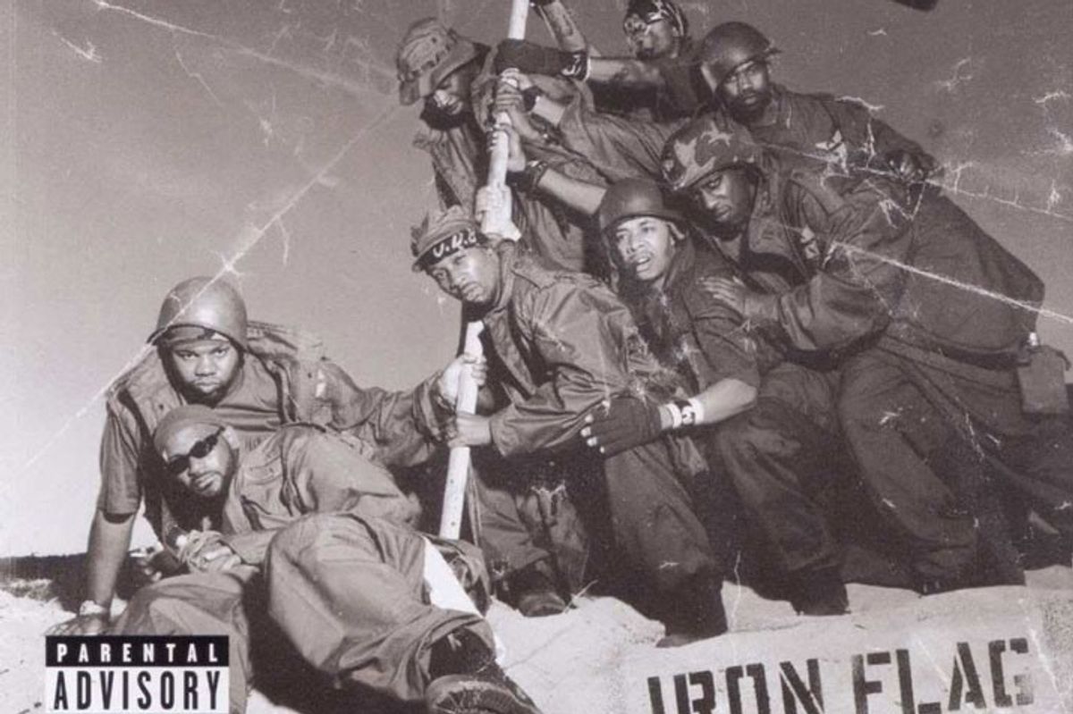 Wu-Tang Clan "Iron Flag" LP art