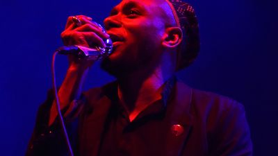 Yasiin Bey performs during the Black on Both Sides 20th Anniversary concert at The Greek Theatre on October 25, 2019 in Berkeley, California.