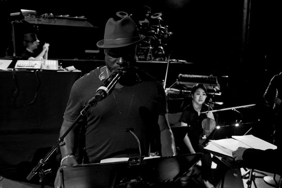 The Roots chop '...and then you shoot your cousin' into art live at The Public Theater (photos by Mel D. Cole)