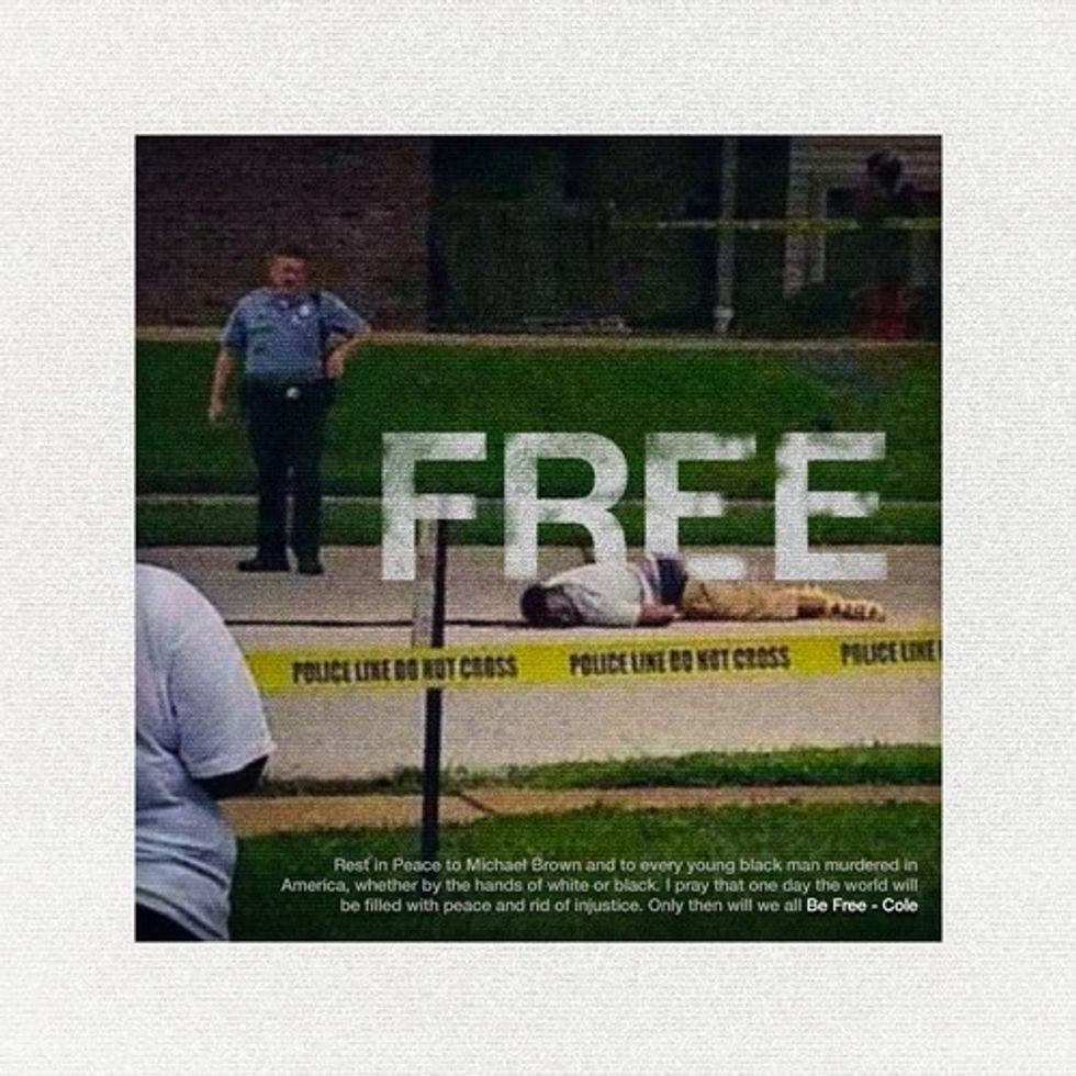 J. Cole Mourns The Death Of Slain St. Louis Teen Michael Brown With New Track "Be Free."