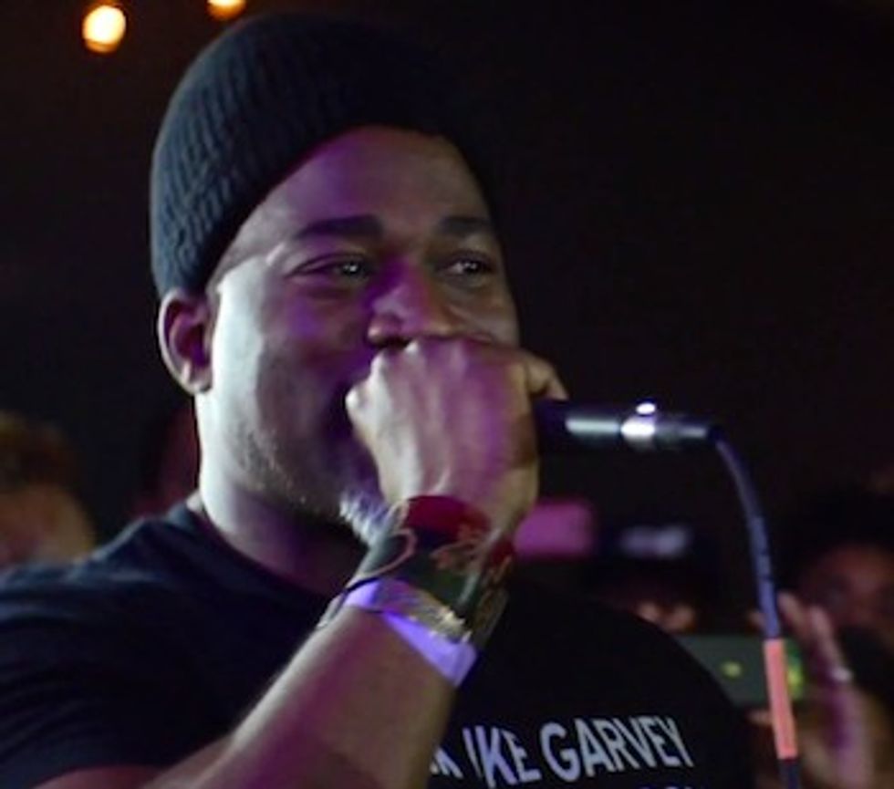 Mississippi Representative & Revolutionary MC David Banner Hit The Stage In ATL For A Surprise Performance Of His New Single "Evil Knievel" On The Nebuchadnezzar Tour With Sa-Roc.
