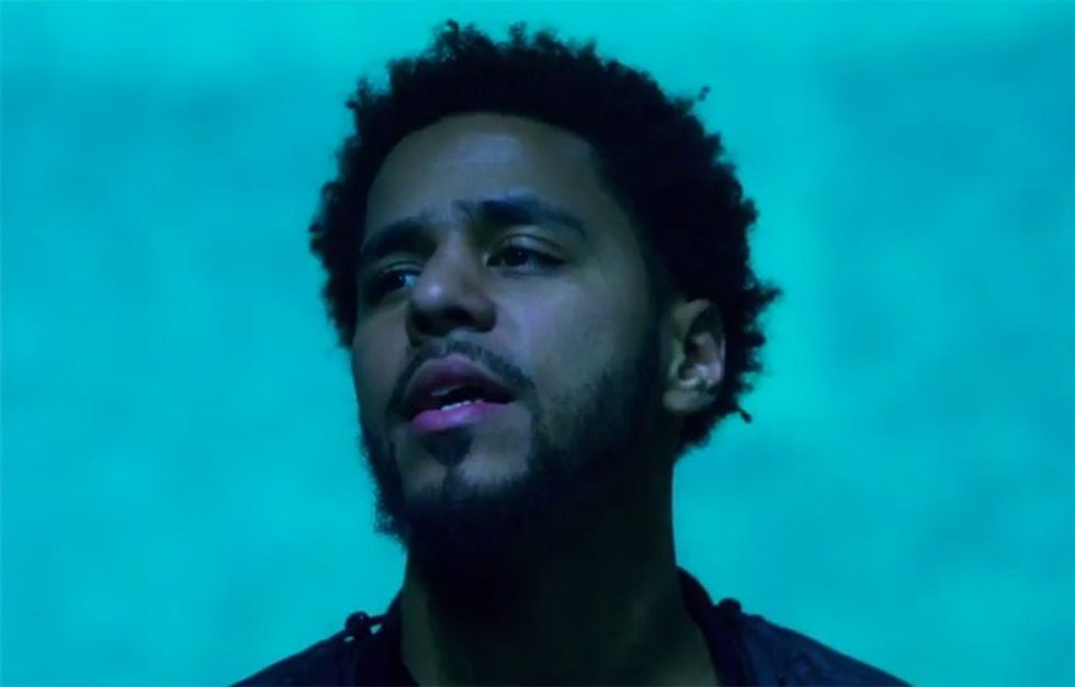Rapper J. Cole Talks His New Full-Length LP '2014 Forest Hills Drive' In Conversation With Frannie Kelley & Ali Shaheed Muhammad On NPR's Microphone Check.
