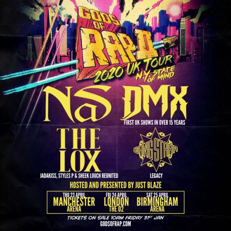 DJ Premier Announces Gods Of Rap II Tour With Nas, DMX, The Lox