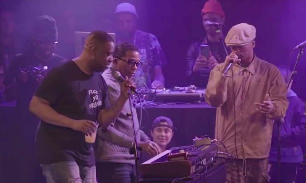 Watch Lupe Fiasco Perform "Kick Push" with Robert Glasper and Herbie Hancock Live in LA 