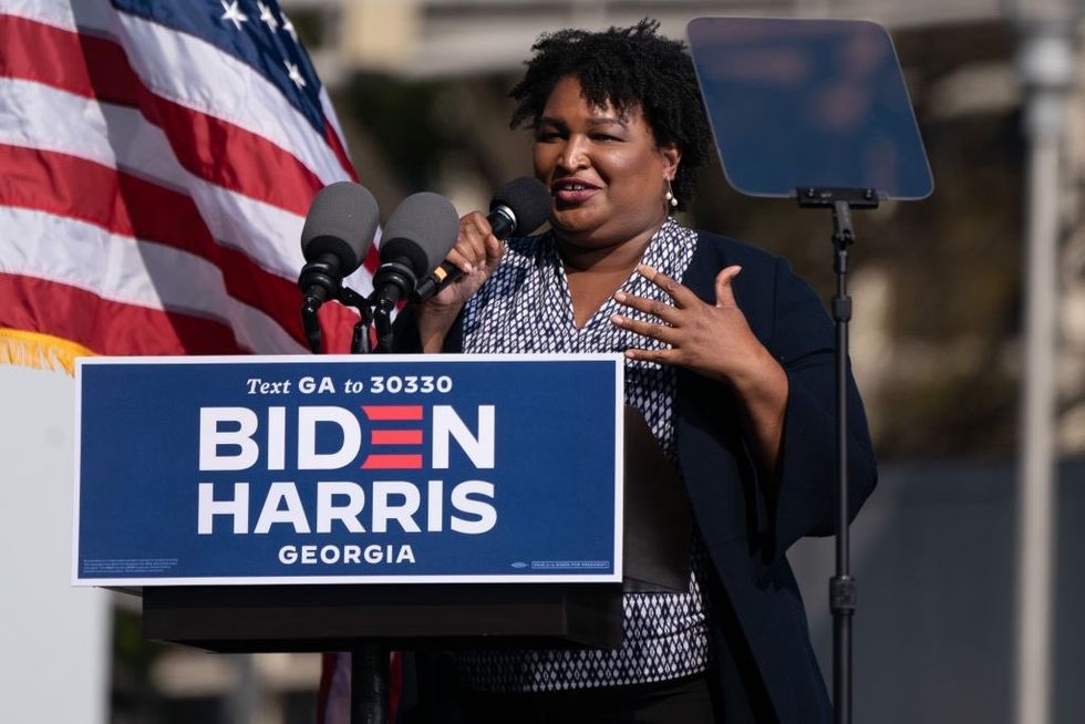 How Stacey Abrams Helped Joe Biden Turn Georgia Blue