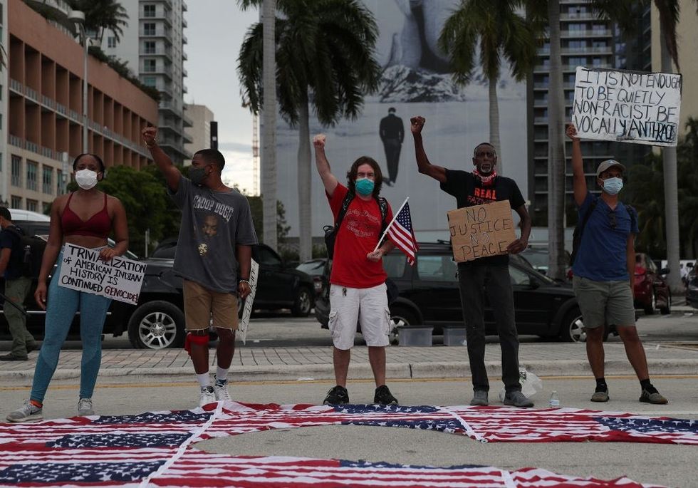 Protestors Miami Florida