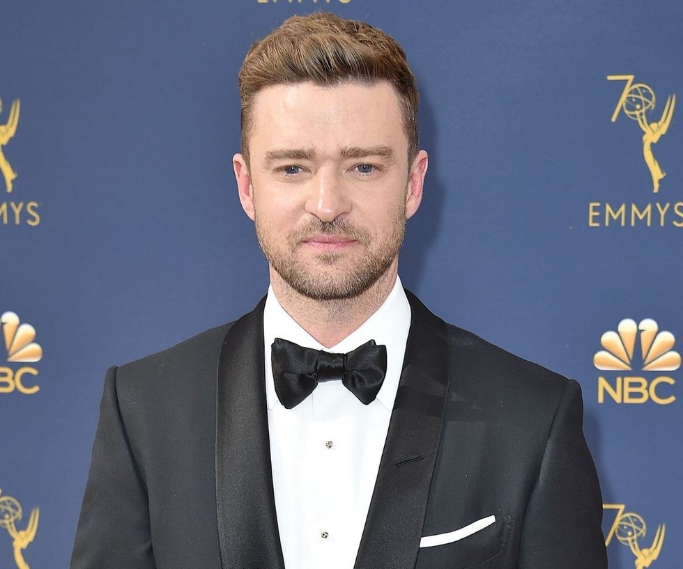 Justin Timberlake Emmys Tux White Black