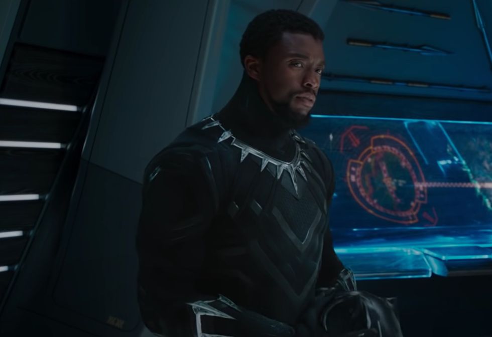 The late Chadwick Boseman as T'Challa in Marvel's Black Panther