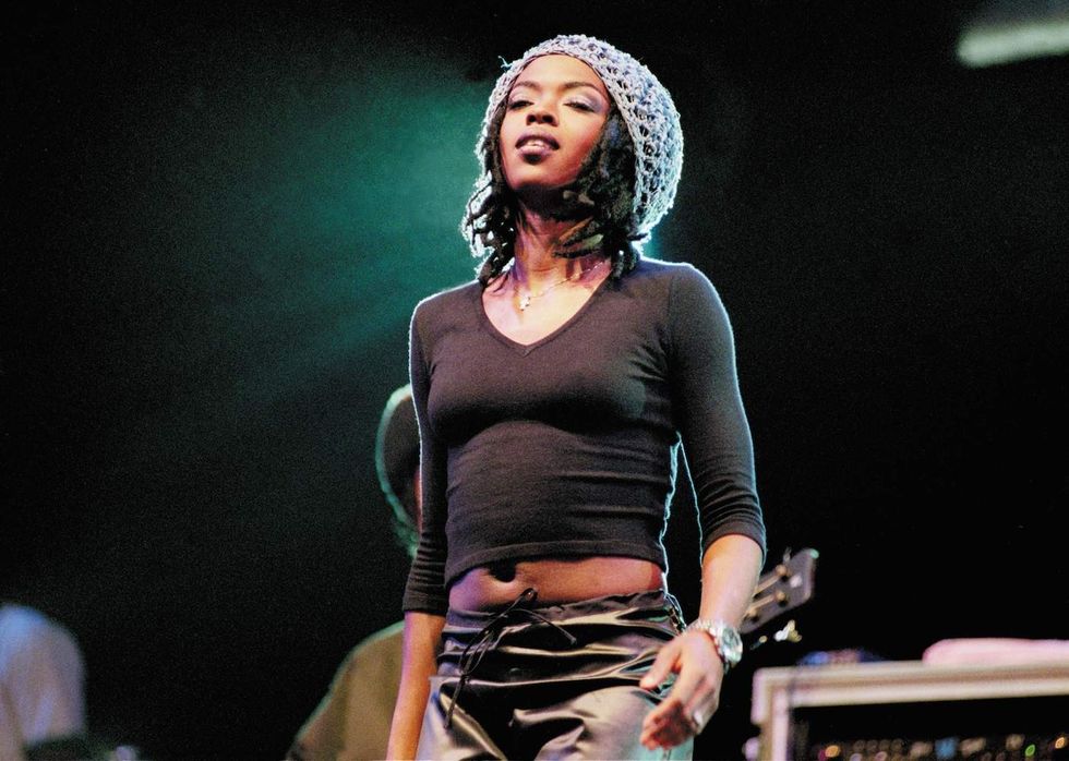 Lauryn Hill performing 