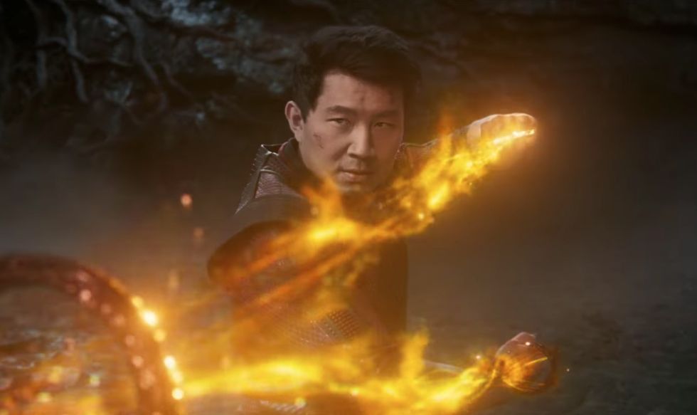 Screenshot of the title character in Marvel's upcoming film, 'Shang-Chi and The Legend of The Ten Rings'