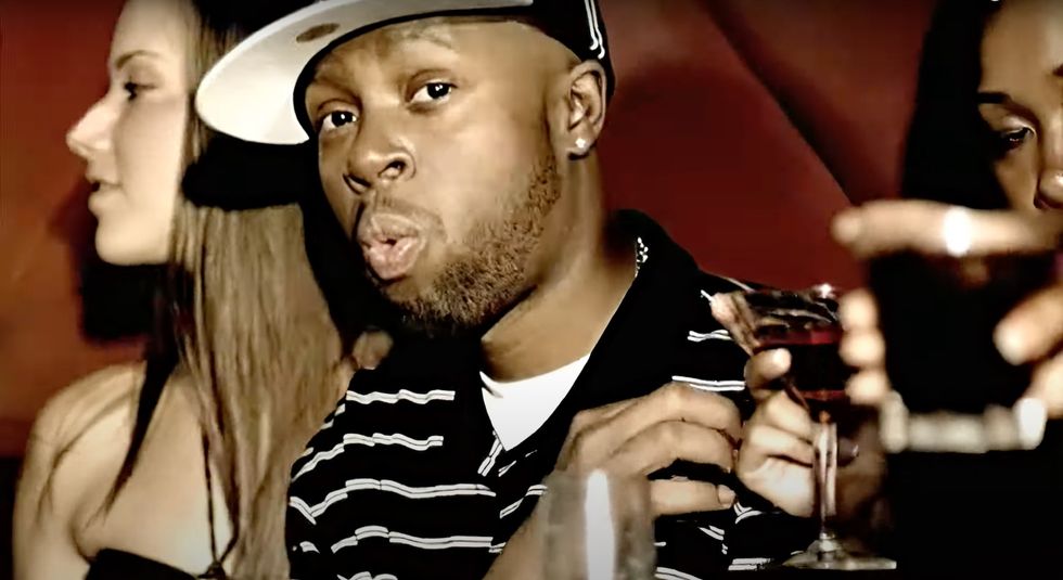 J Dilla in the video for MED's "Push," which would eventually be used as the cover for the producer's final album, Donuts.