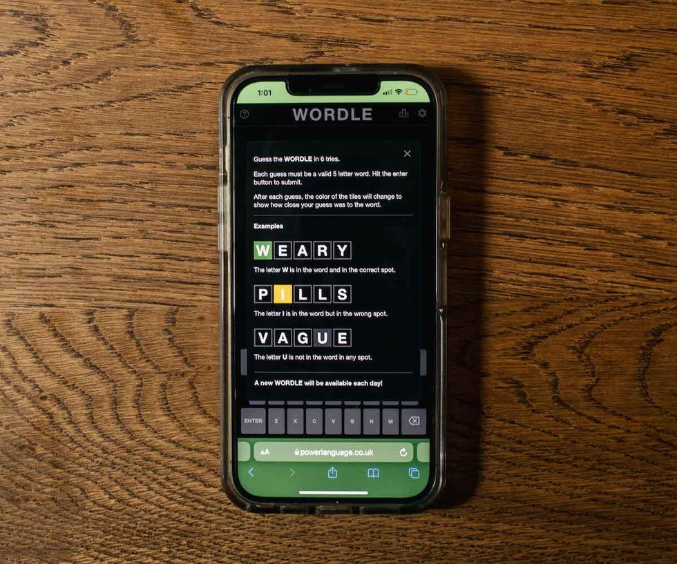 Wordle phone