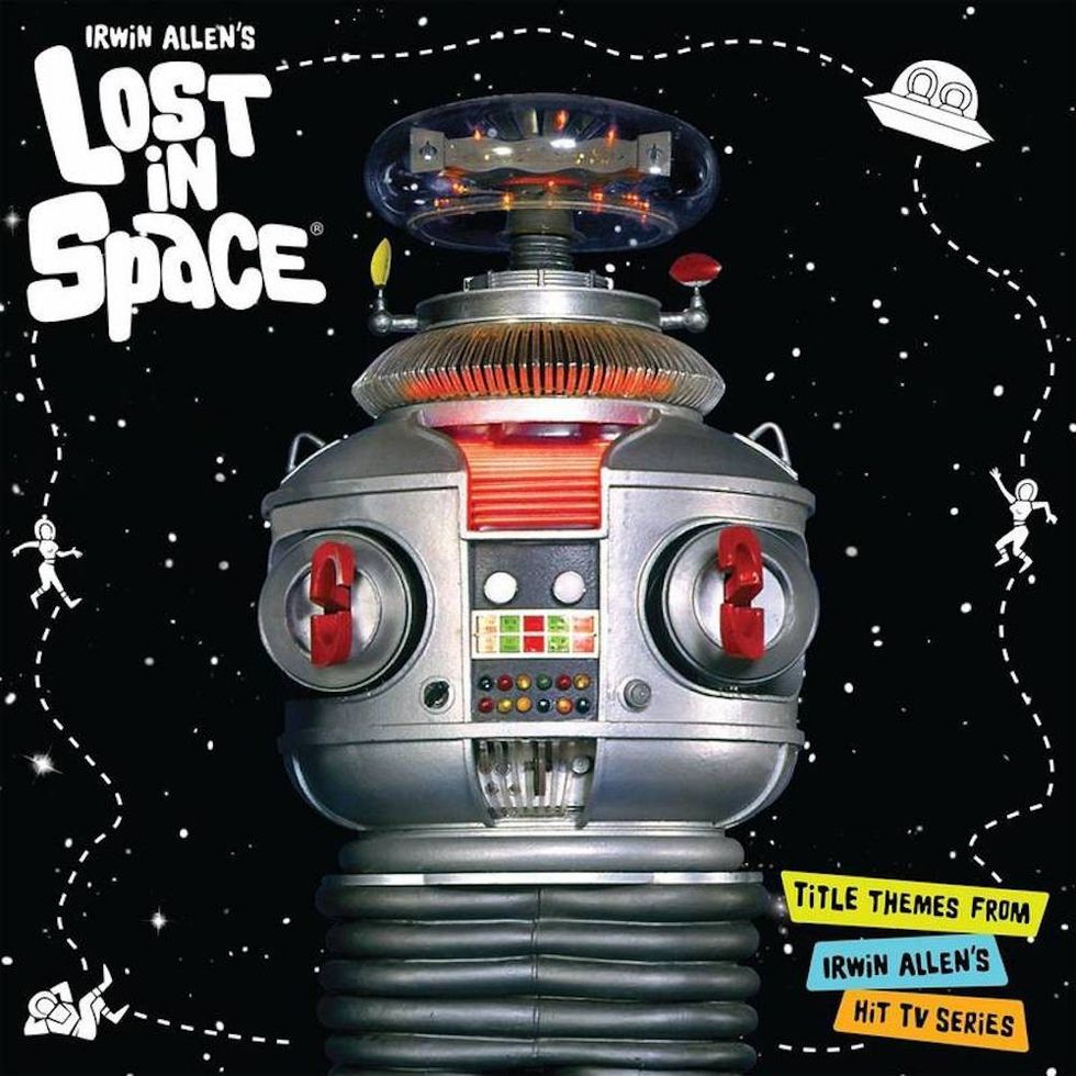 Cover of the upcoming compilation Lost In Space: Title Themes from the Hit TV Series, featuring John Williams' arrangements for the sci-fi series. 