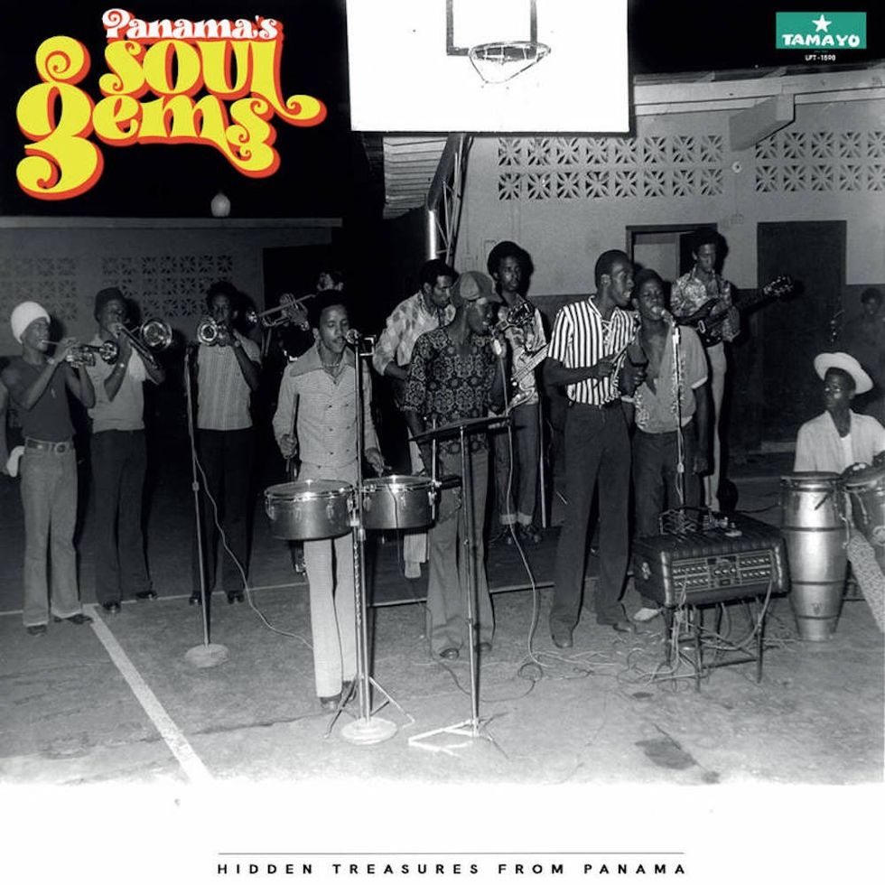 Cover of Panama's Soul Gems, an upcoming compilation of rare Panamanian soul and funk from Tamayo Records.