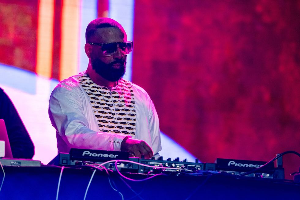 Madlib performs on the Gobi stage during at the 2022 Coachella Valley Music And Arts Festival on April 23, 2022 in Indio, California.