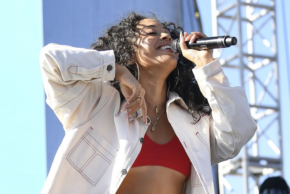 Joyce Wrice performs on Day 2 of the 2021 Lights Up Music Festival at Concord Pavilion on September 19, 2021 in Concord, California.