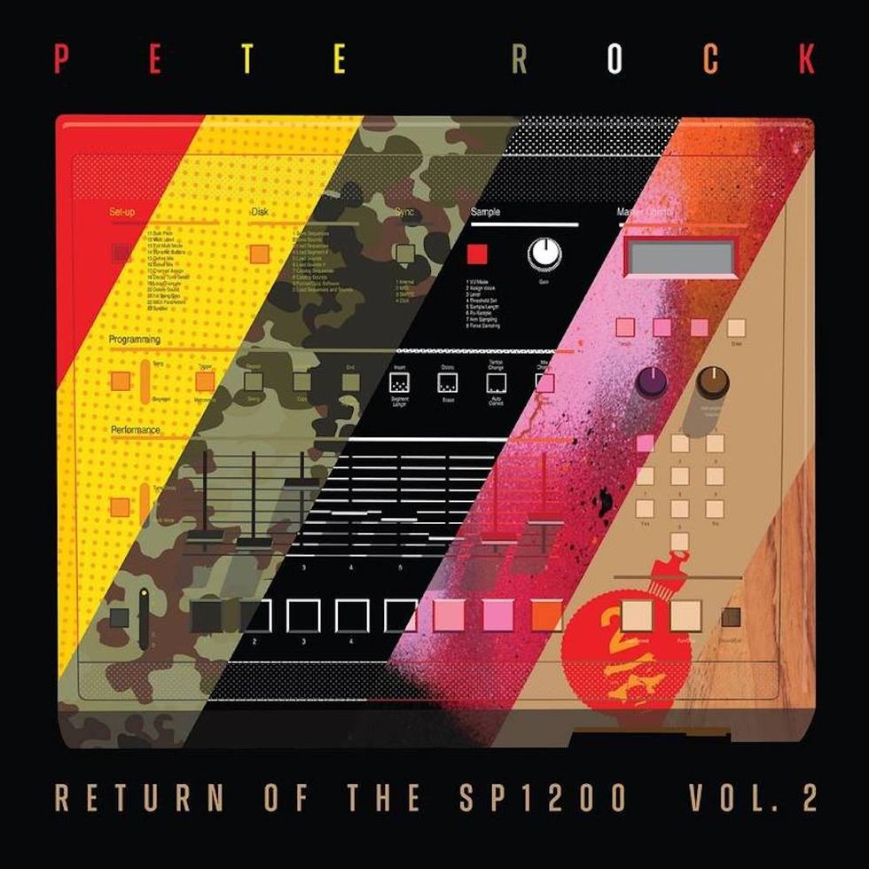 Cover of Pete Rock's 'Return of the SP1200 V.2,' arriving on Black Friday for Record Store Day 2022. 