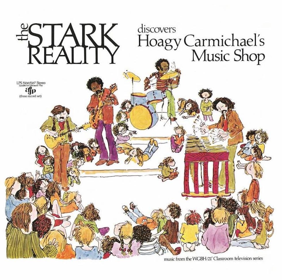 Cover of The Stark Reality's 'Discovers Hoagy Carmichael's Music Shop' reissue, arriving on Black Friday for Record Store Day 2022. 