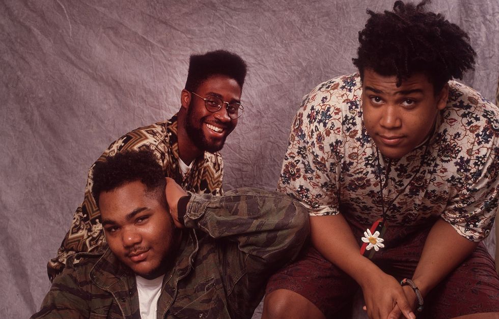 De La Soul at the UIC Pavillion on May 25, 1989 in Chicago, Illinois.